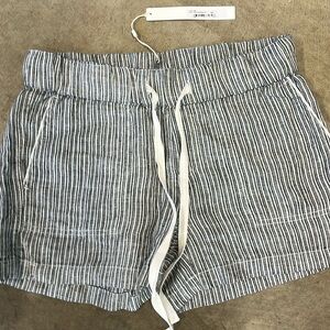 Carlson Linen Stipe Short, XS